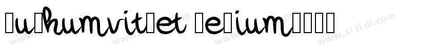 SukhumvitSet Medium字体转换